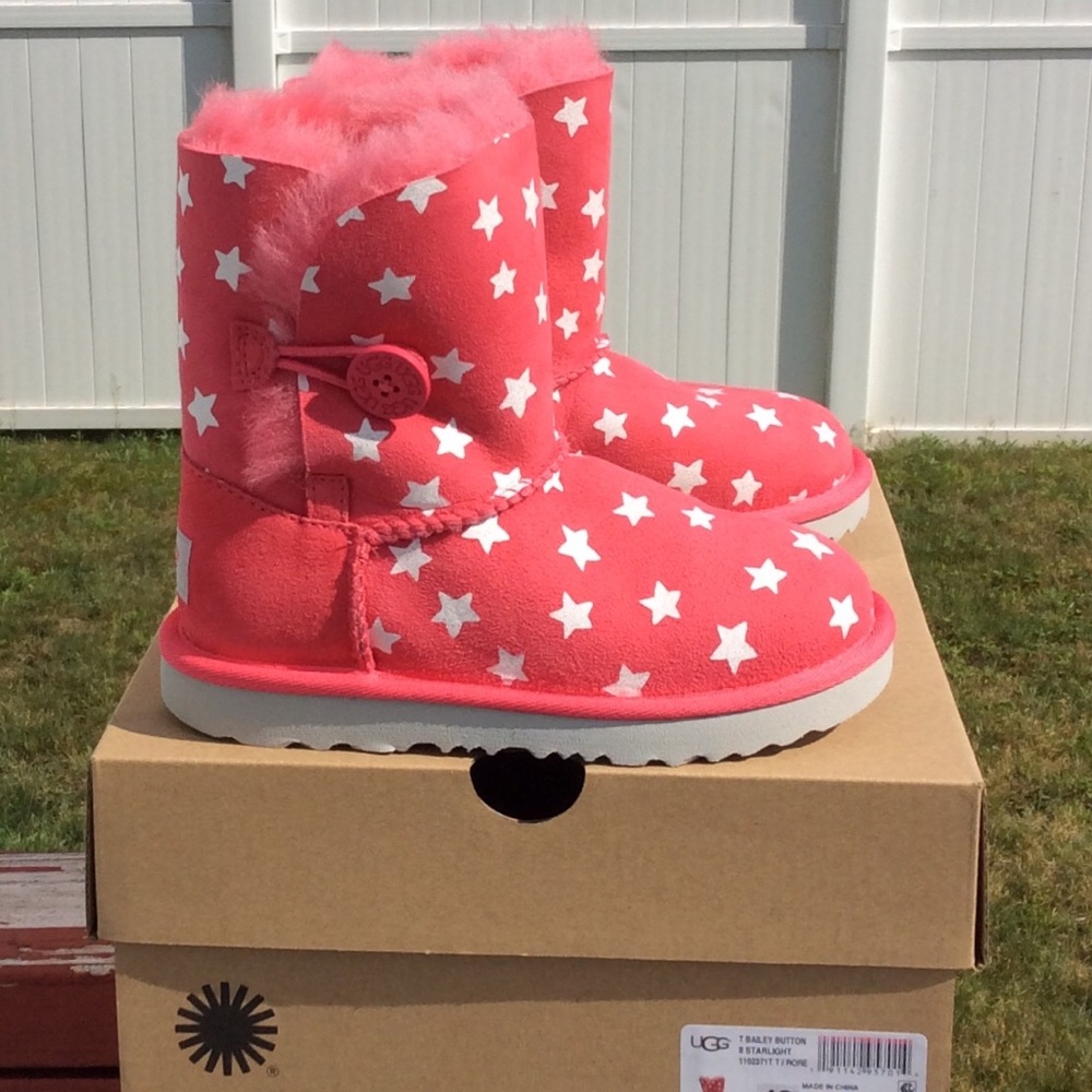 UGG T BAILEY BUTTON II STARLIGHT - Picture 2 of 6